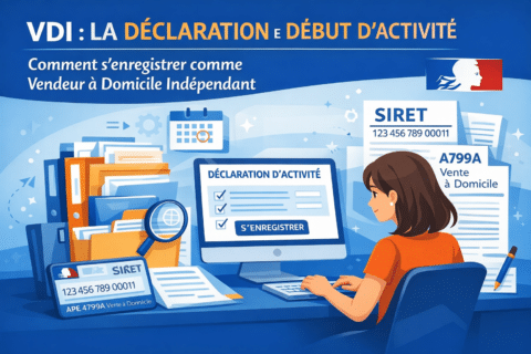 Déclarer son activité VDI en ligne